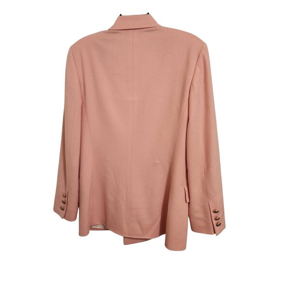 Fred Hayman Beverly Hills Womens Vintage Wool & Cashmere Double-Breasted Blazer - Picture 2 of 6